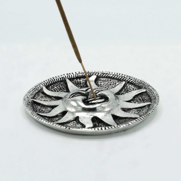 Polished Aluminium Sun Incense Holder 9m - Image 2