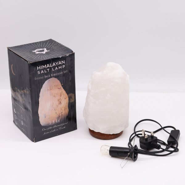 Crystal Rock Himalayan Salt Lamp - & Base apx 3-5kg - Image 2