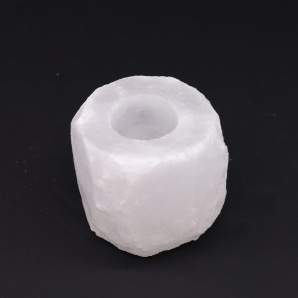 Crystal Rock Himalayan Salt Candle Holder 600-800g - Image 3