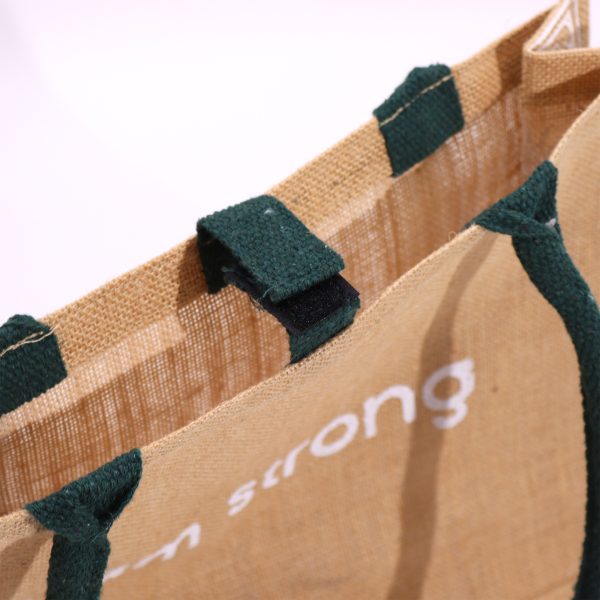 Hop Hare Jute Big Bag - I am Loved - Image 3