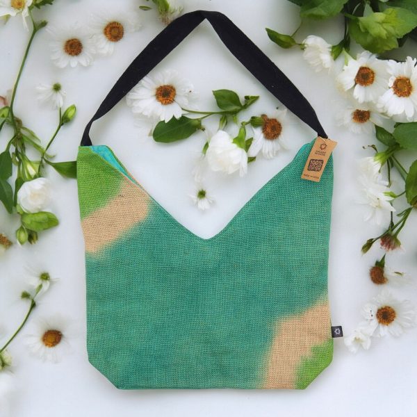 Soft Blend Shoulder Tote - Teal - Image 3