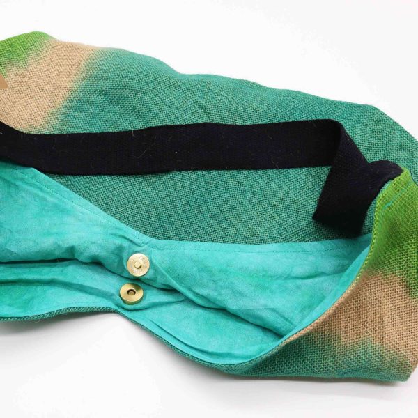 Soft Blend Shoulder Tote - Teal - Image 2
