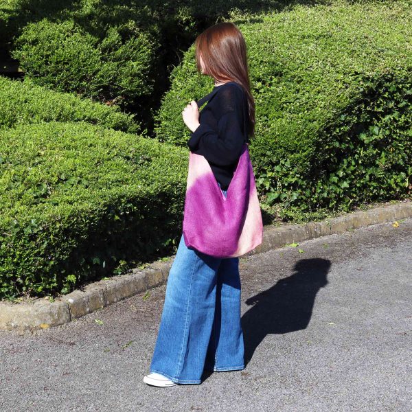 Soft Blend Shoulder Tote - Antique Fuchsia - Image 4