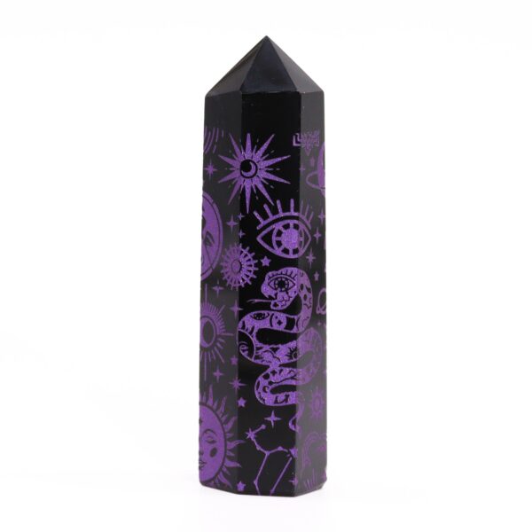 Black Obsidian Point - Mystic Story - Deep Purple - Image 3
