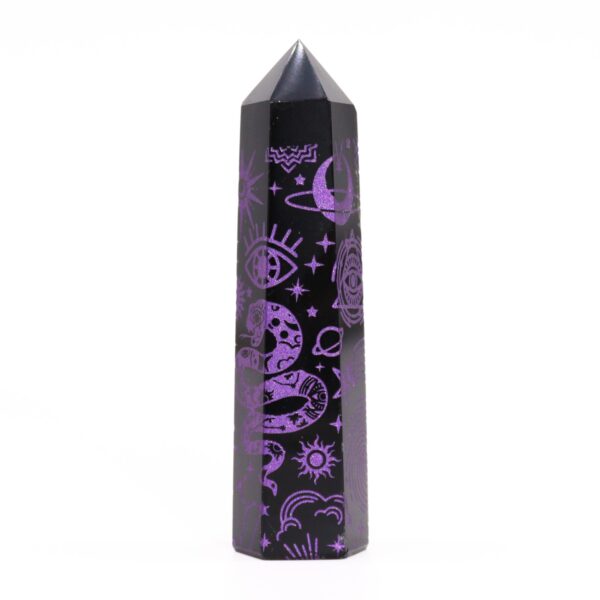 Black Obsidian Point - Mystic Story - Deep Purple - Image 4