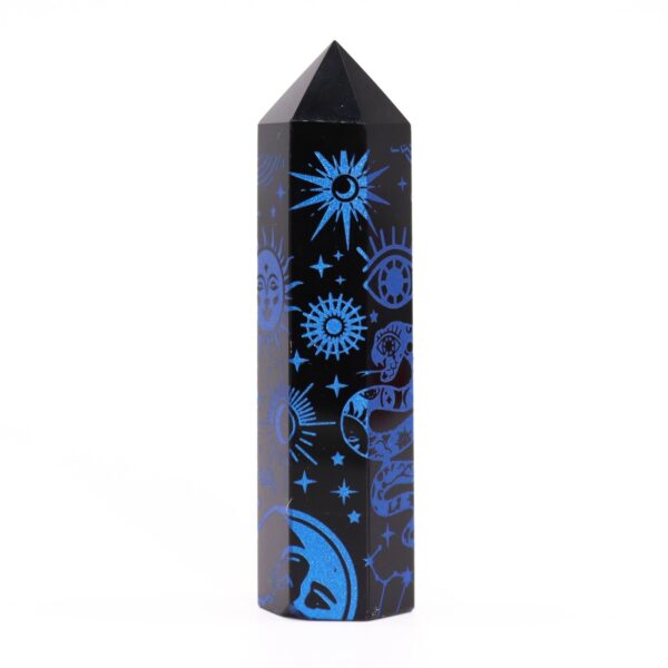 Black Obsidian Point - Mystic Story - Midnight Blue - Image 2