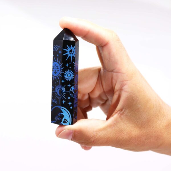 Black Obsidian Point - Mystic Story - Midnight Blue - Image 7