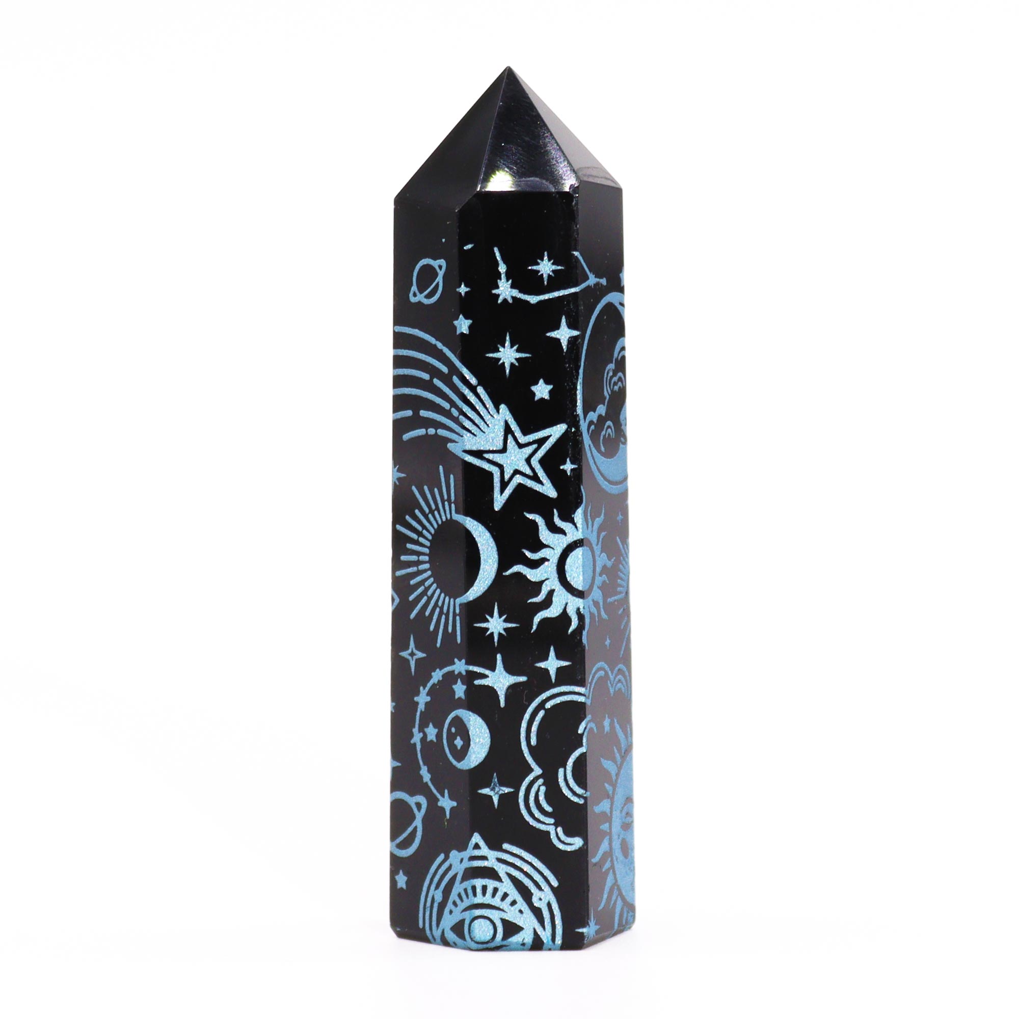 Black Obsidian Points - Mystic Story - Sky Blue - Image 6