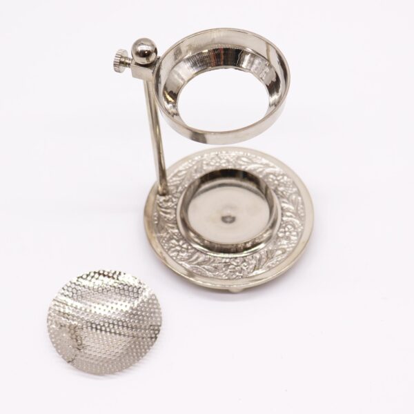 Plated Brass Resin Incense Warmer - Adjustable - Image 3