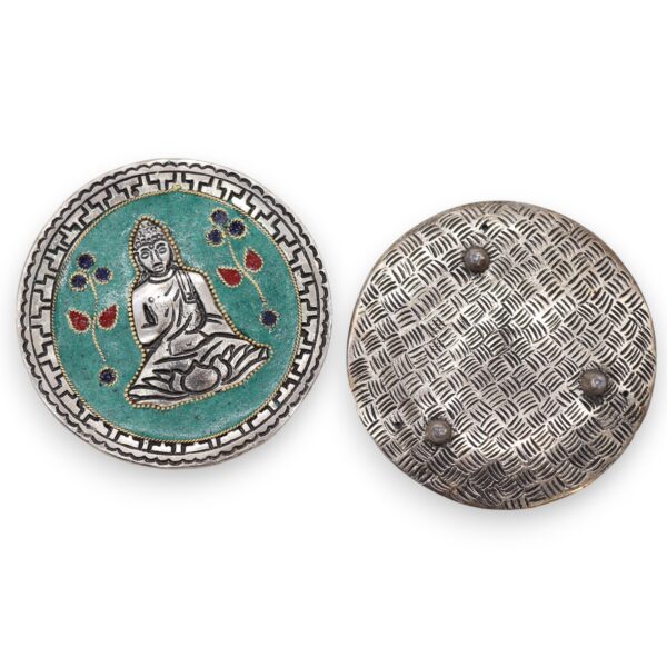 Buddha Green Decor Incense Holder - Image 2