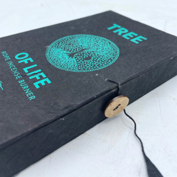 Rope Incense and Silver Plated Holder Set - Tree of Life - Image 7