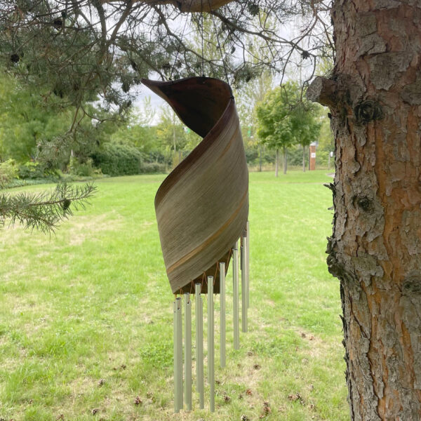 Coconut Leaf Wind Chimes - Natural - Image 7