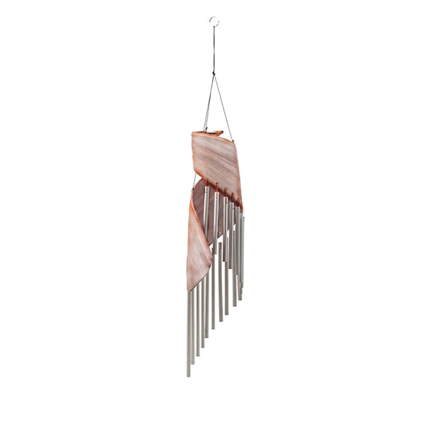 Coconut Leaf Wind Chimes - Whitewash - Image 2