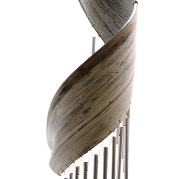 Coconut Leaf Wind Chimes - Whitewash - Image 4