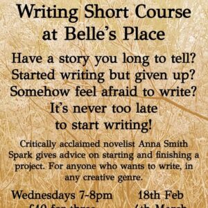 Creative Writing Workshop with Anna Smith Smythe