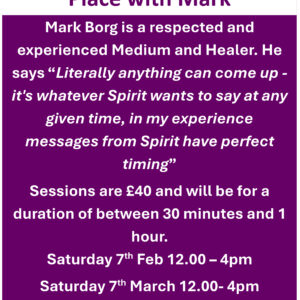 1-1 Mediumship at Belle’s Place with Mark