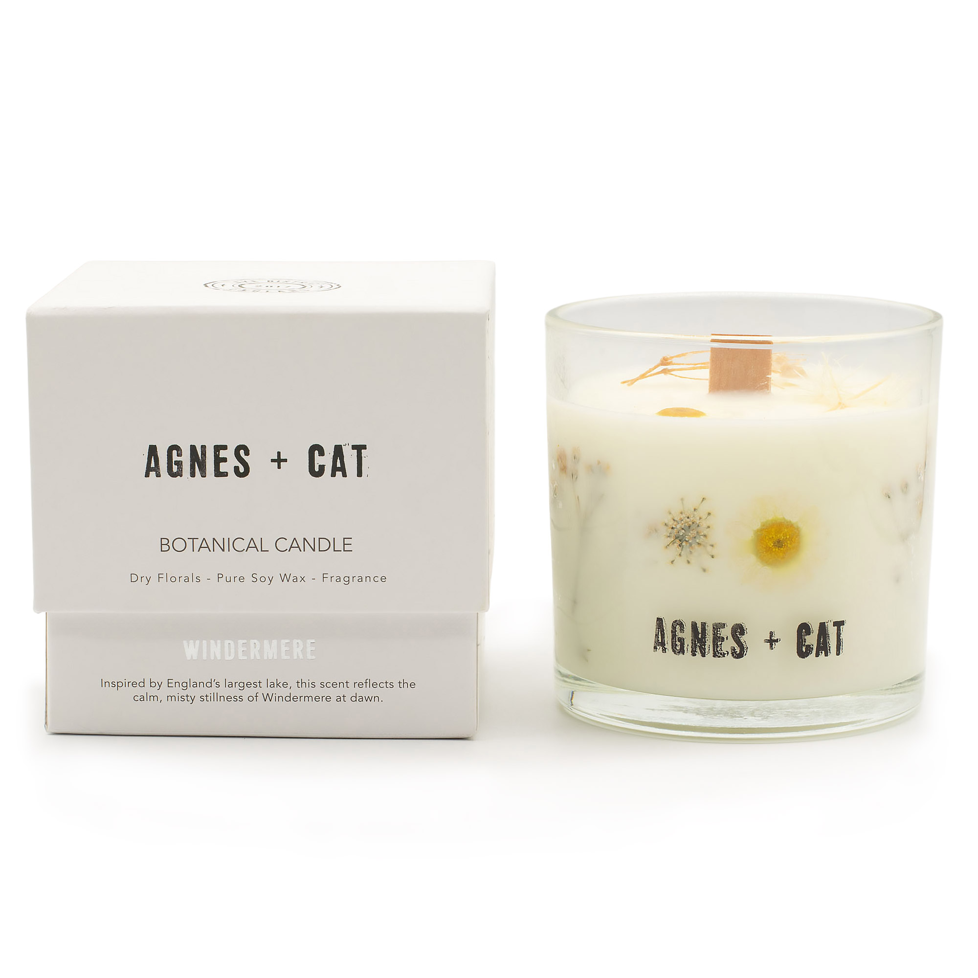 Agnes + Cat Botanical Soy Wax Candle - Windermere - Image 2