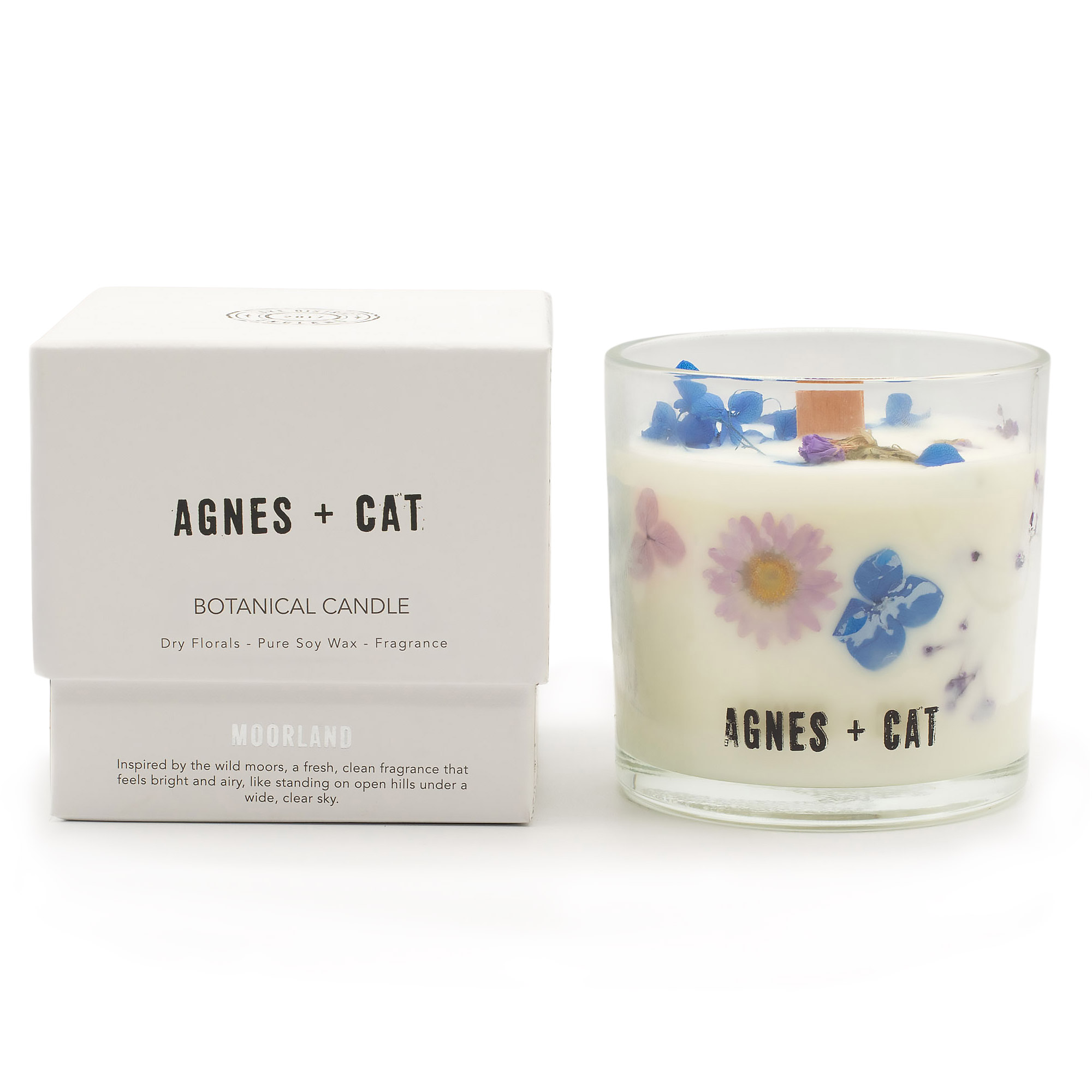 Agnes + Cat Botanical Soy Wax Candle - Moorland - Image 2