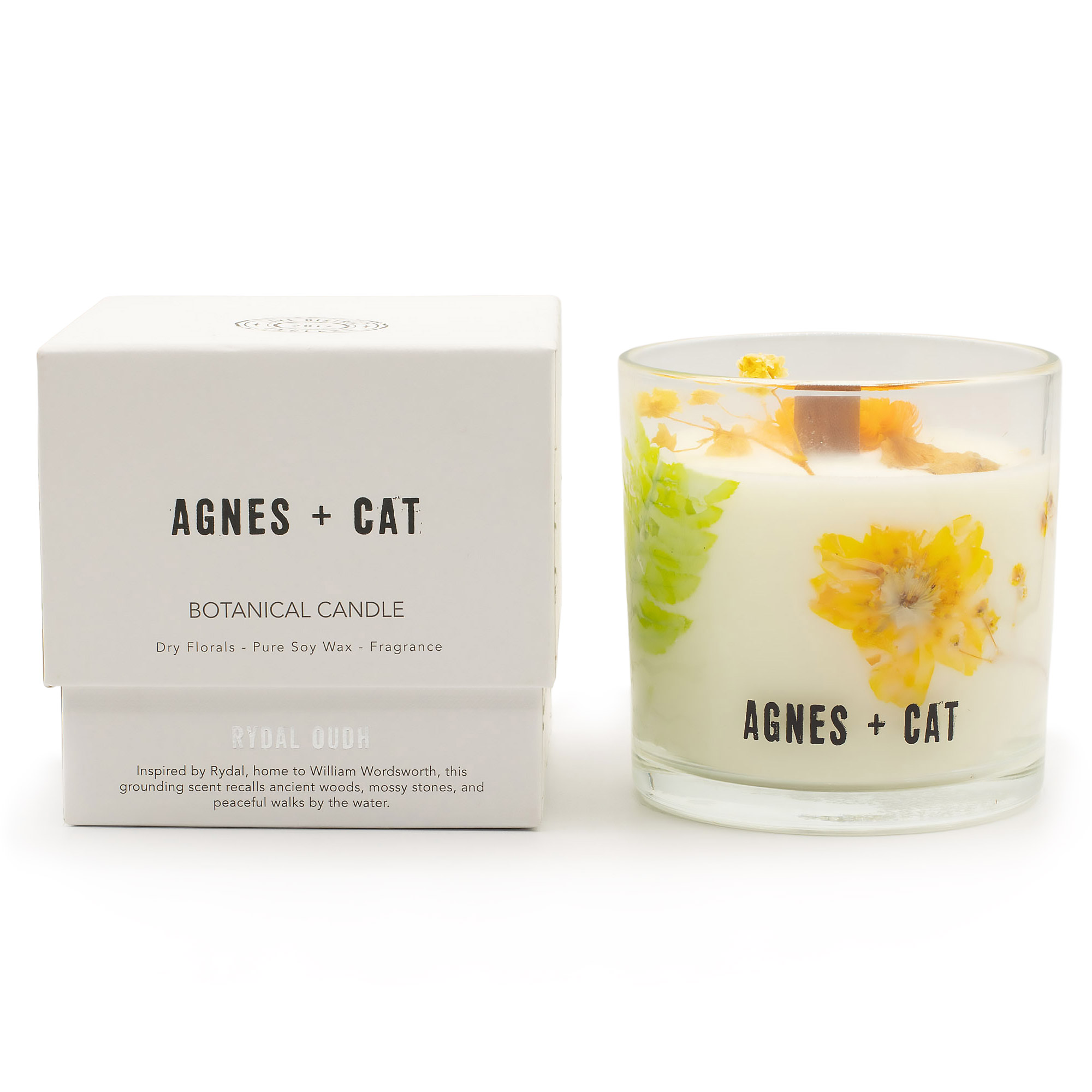 Agnes + Cat Botanical Soy Wax Candle - Rydal Oudh - Image 2
