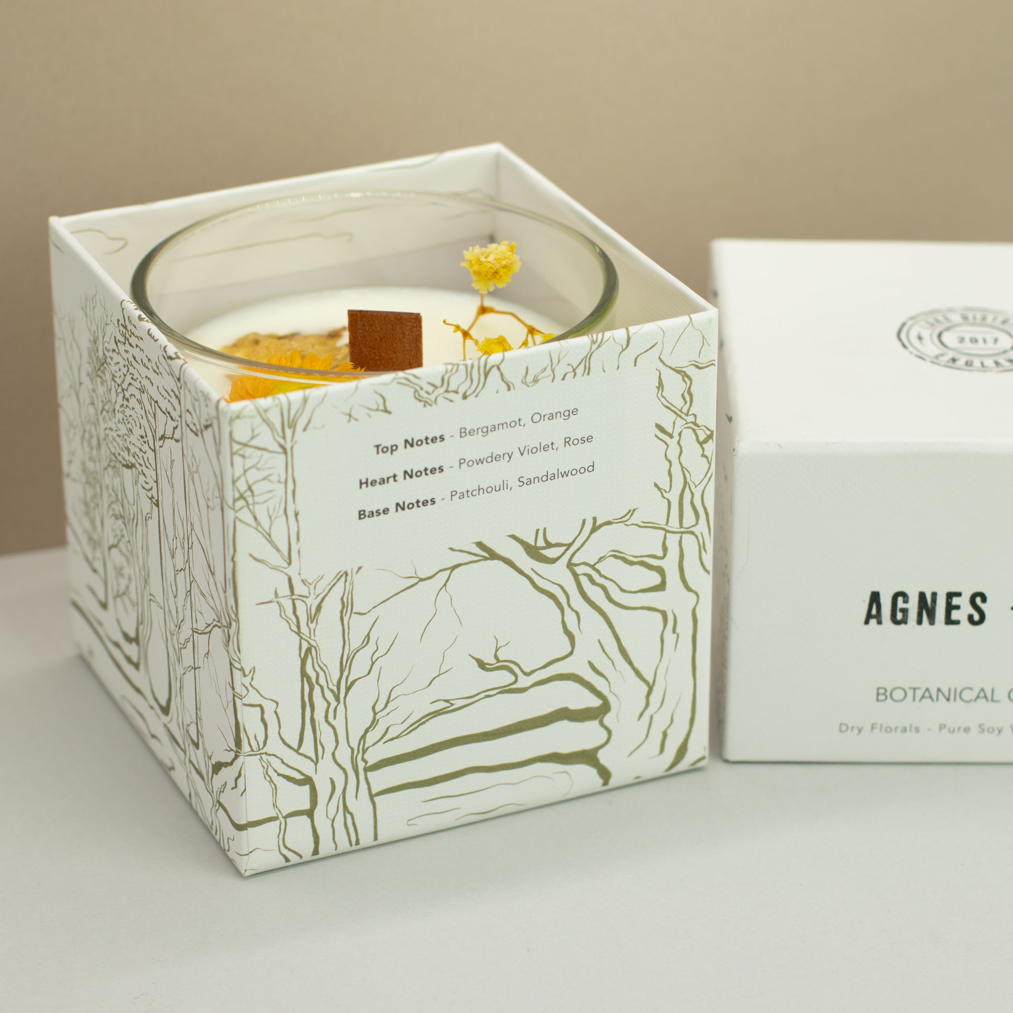 Agnes + Cat Botanical Soy Wax Candle - Rydal Oudh - Image 5