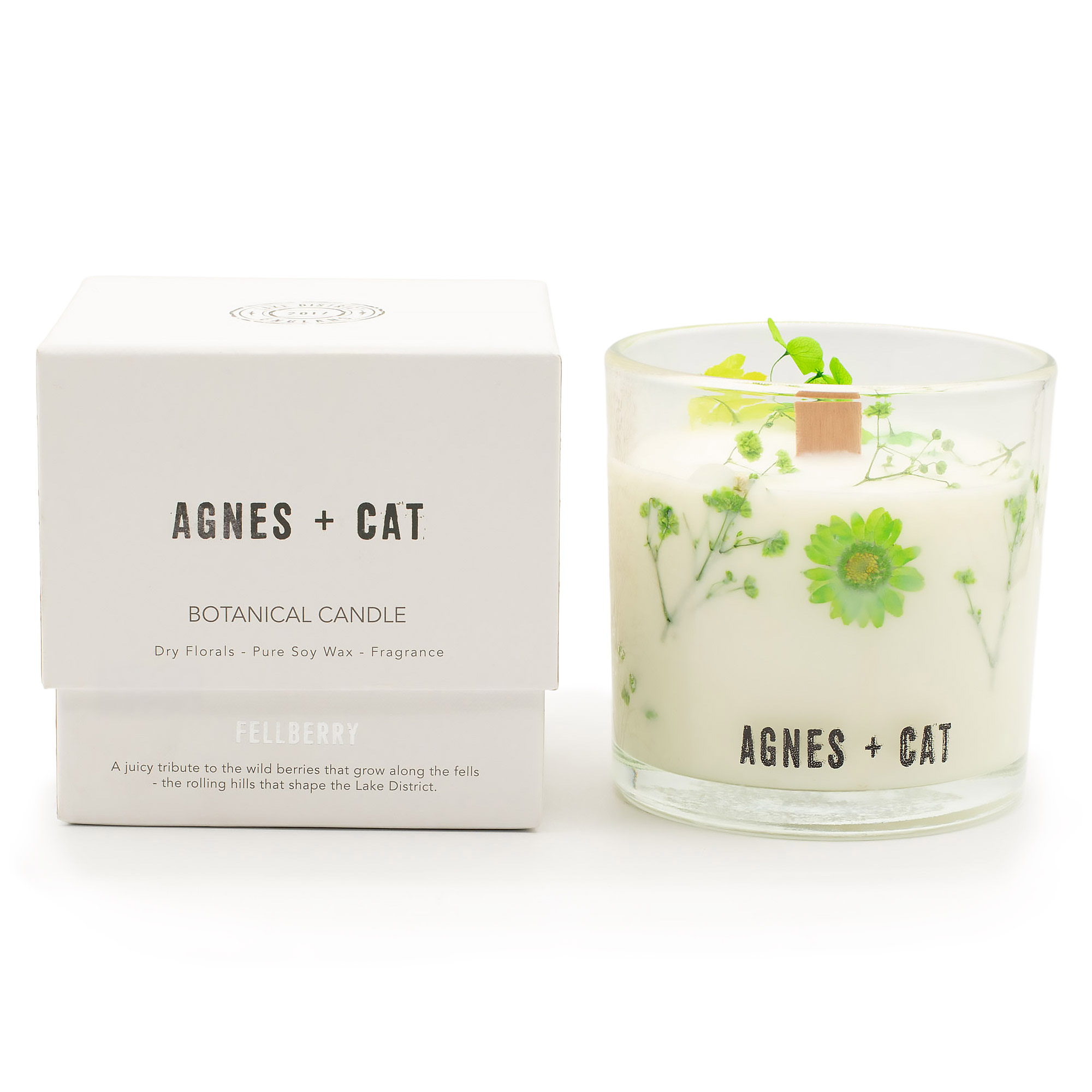 Agnes + Cat Botanical Soy Wax Candle - Fellberry - Image 2