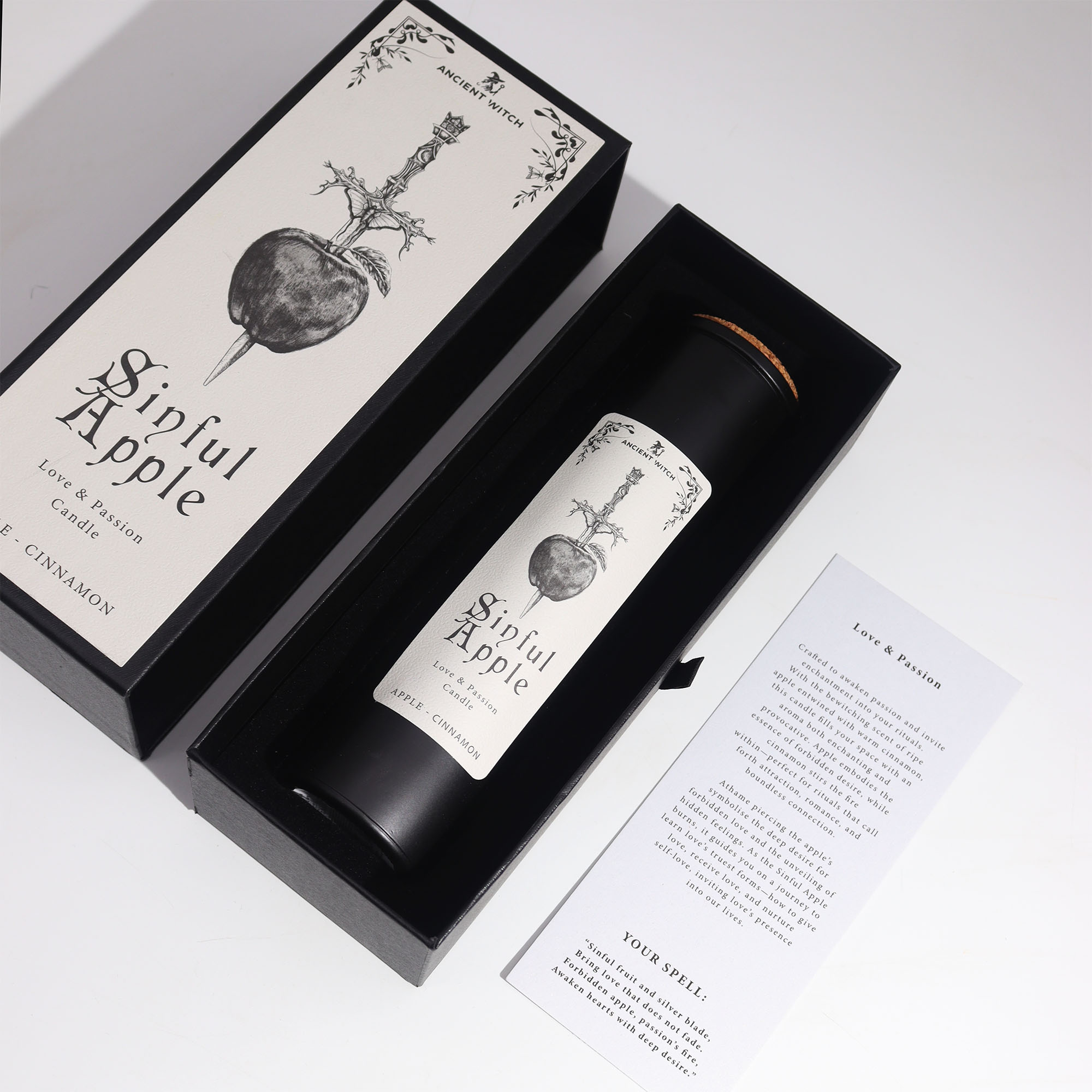 Ancient Witch Ritual Candles - Sinful Apple - Image 2