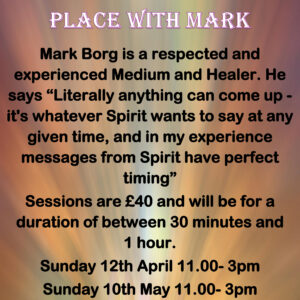 1-1 Mediumship at Belle’s Place with Mark