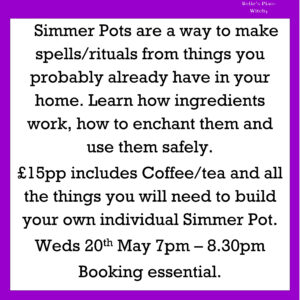 Simmer Pot Spell/Ritual Workshop