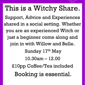 Witches Sharing Workshop with Willow and Belle