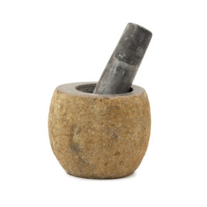 Natural Riverstone Decorative Pestle & Mortar- Small (approx 9x7cm)