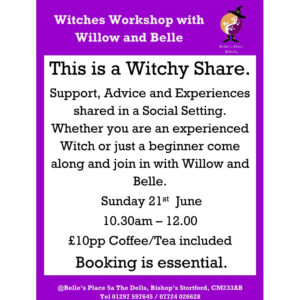 June Witches Workshop (Witchy Share)