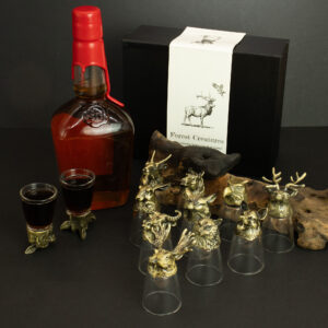 Bottoms Up Antique Shot Glasses