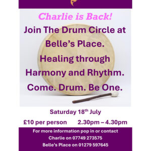 18th July Drum Circle with Charlie