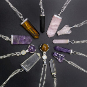 Natural Gemstone Necklace and Pendants