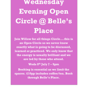 8th July Open Spiritual Circle