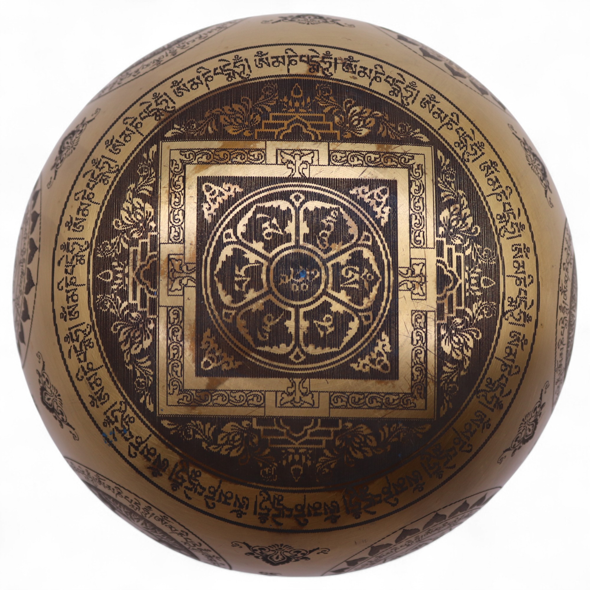 Pure Brass Etched Yogi - Set of 4 - Approx 3.78kg - Image 20