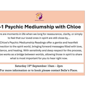 1-1 Psychic Mediumship with Chloe
