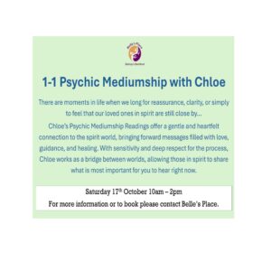 1-1 Mediumship with Chloe